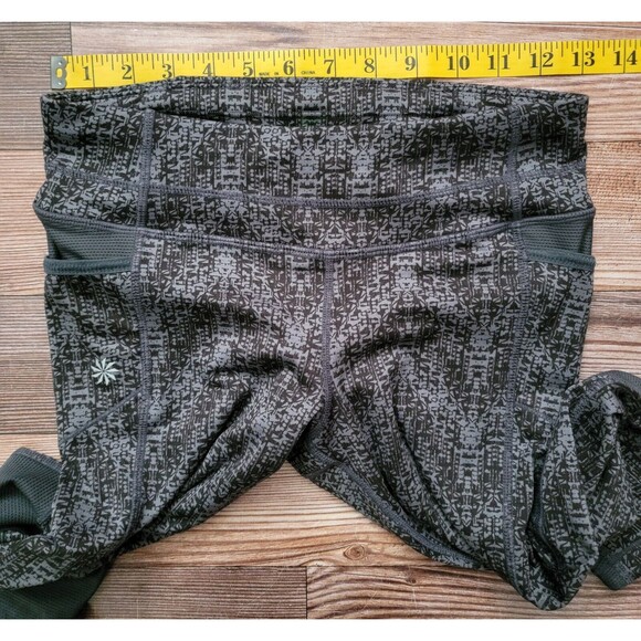 ATHLETA WOMENS SIZE XS BE FREE NICKERS CROPPED LEGGINGS PANTS EUC 983260 - Picture 5 of 9